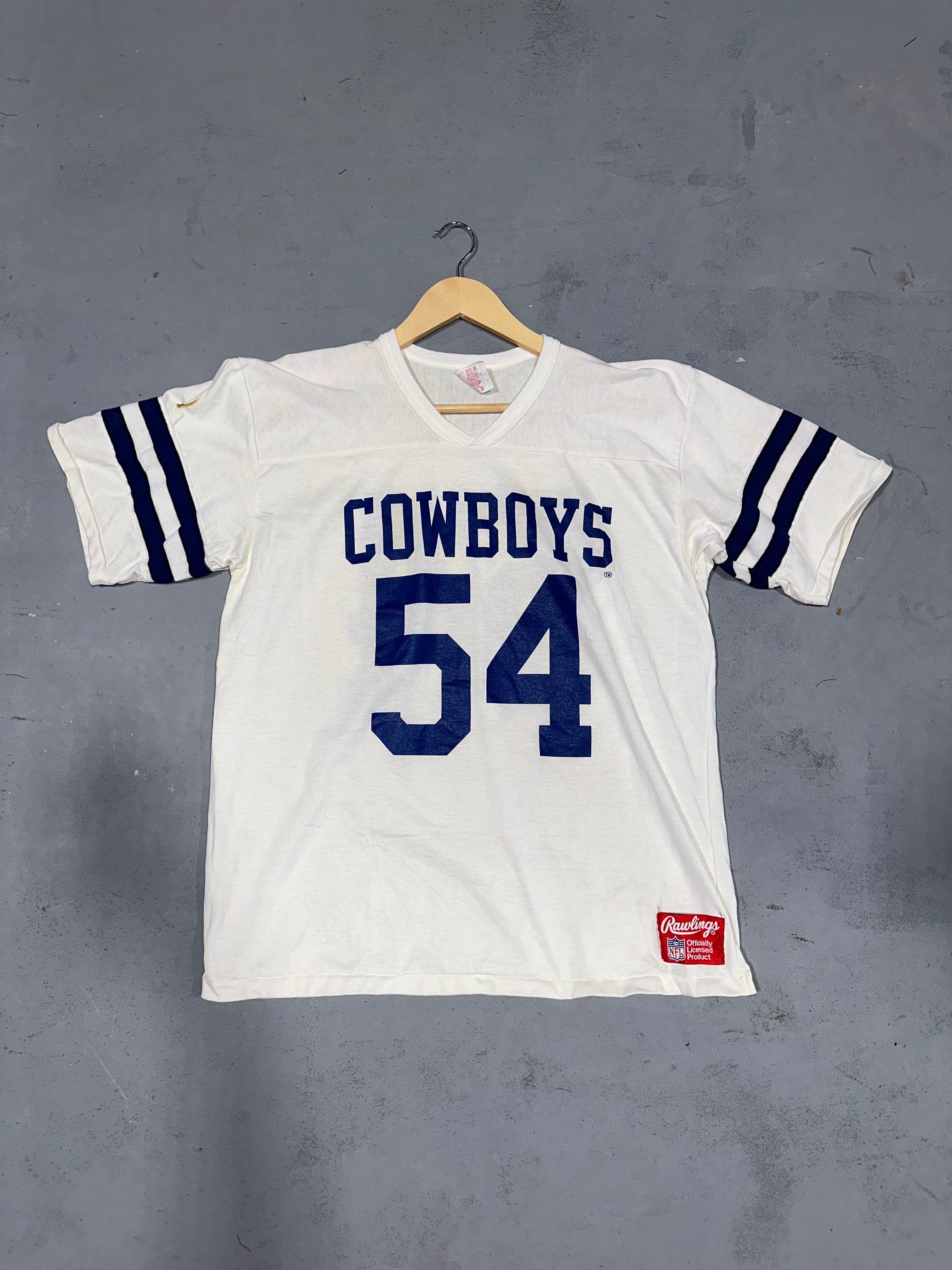 White Dallas Cowboys Randy White #54 Rawlings Jersey